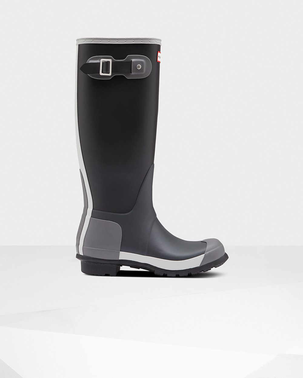 Hunter Original Inside Out Tall Rain Boots - On Sale Womens Black - RJECDQ680